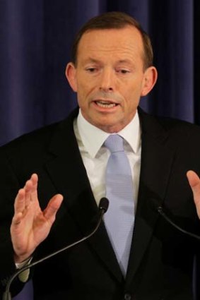 "I'm never going to apologise for being a dad and having a family" ... Opposition Leader Tony Abbott.
