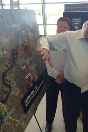 Transport Minister Troy Buswell said the airport rail link would be built by 2018.
