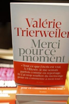 Valerie Trierweiler's memoir: <em>Merci pour ce moment</em> (<em>Thank You For This Moment</em>).