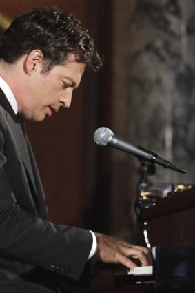 Harry Connick, Jr.  performs at the Library of Congress, in Washington.