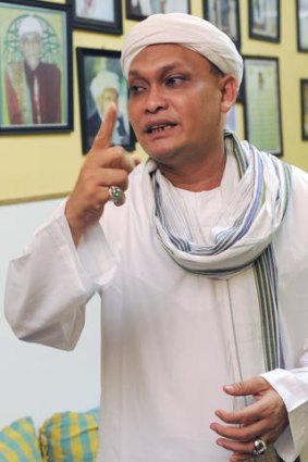 Indonesia's hardline Islamic Defenders Front Jakarta chairman, Habib Salim Alatas.