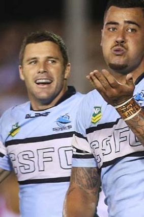 Andrew Fifita is one of three ex-Tigers in the Sharks team.