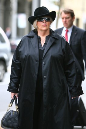 Judy Moran at Carl Williams' court hearing in 2007.