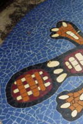The platypus mosaic at Birrigai.