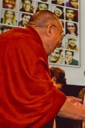 Craig Hassed meets the Dalai Lama.