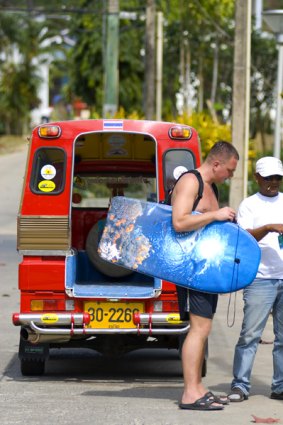 Seeing red ... tourists pay 10 times more for tuk-tuks in Phuket than in Bangkok.