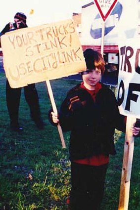 Noah in 2001, aged 7.