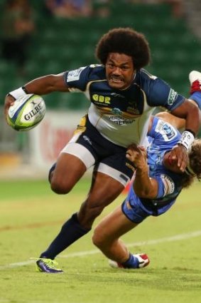 Henry Speight, called in to train with the Wallabies despite not being eligible until September.