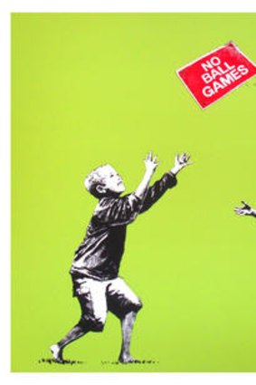 Banksy's <i>No Ball Games</i>: Go ahead, nick it.