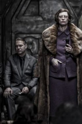 Small budget: Snowpiercer, starring Tilda Swinton, was released at the same time in cinemas and video on demand.