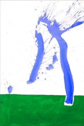 Robert Motherwell Study in Watercolour No.1 (In Green and Blue), 1968. 