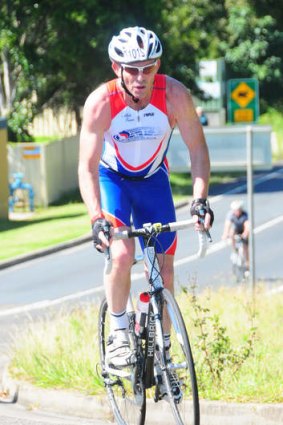 Legitimate expense: Tony Abbott justifies his participation in the 2011 Ironman event in Port Macquarie.