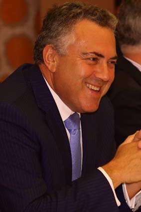 Wanting projects that will result in more jobs: Treasurer Joe Hockey.