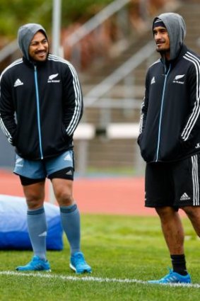 Nonu and Kaino sit out training on Tuesday.