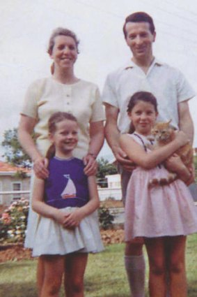 John and Moira Gillard with daughters Julia (left) and Alison.