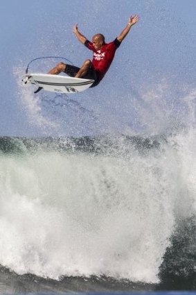 Down to earth: Kelly Slater.