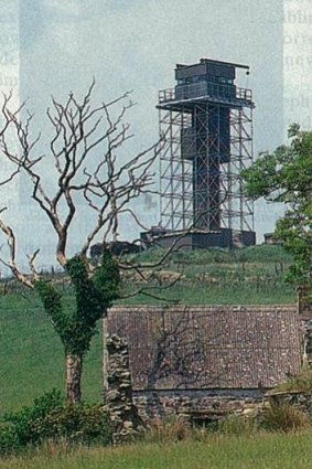 The British observation tower near Crossmaglen.