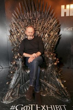 <i>Game of Thrones</i> star Liam Cunningham at MCA exhibition.