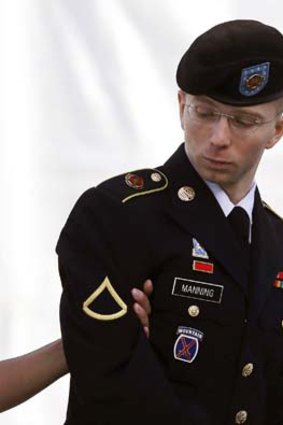 Bradley Manning at his court martial.