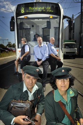 Roberto D'Andrea and Helen Said, original conductors, with Eddie Tuncer, Marin Cikes and Joe Pitisano .