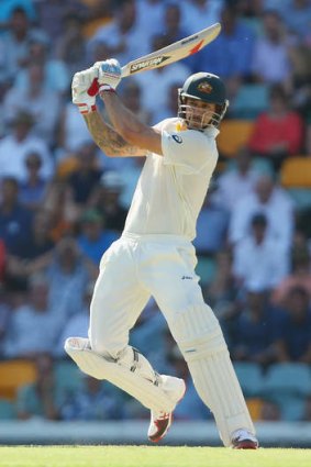 Mitchell Johnson scored 64 to save Australia from a total disaster.