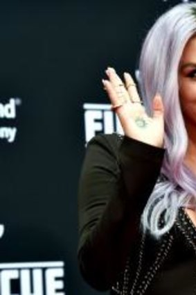 Singer Kesha, who has sued her producer Dr Luke, attends a movie premiere in Hollywood in July.