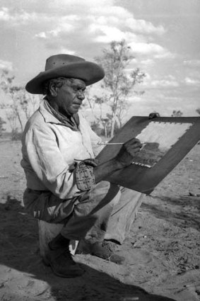 Painter ... Albert Namatjira in 1958.