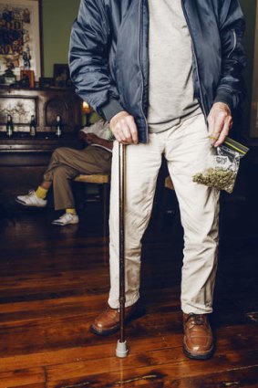 Put out to grass: Cannabis is the illicit substance of choice for many drug-dealing pensioners looking to supplement their incomes.