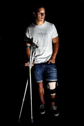 Shattered Brumbies No.10 Matt Toomua has vowed to fight back from after rupturing his anterior cruciate ligament during the Brumbies' clash with the Sharks on Saturday night. The injury means Toomua will miss the rest of the Super Rugby season.