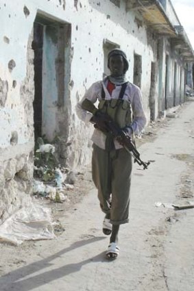 A Somali Islamist fighter.