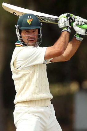 Playing for Tasmania against NSW in September ... Ponting.
