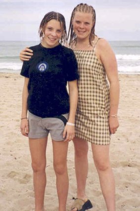 Amanda Dowler, left, known as Milly, poses with her sister Gemma on holiday in Cuba in an undated photo.