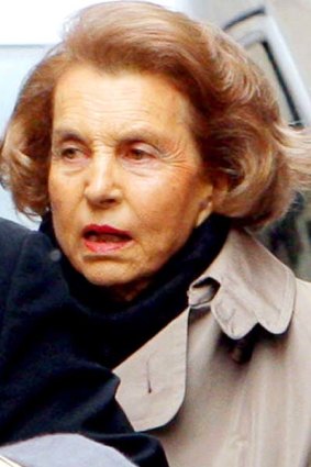 Liliane Bettencourt . . . France's richest woman.