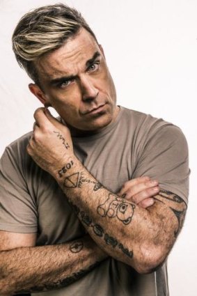 Done playing normal: Robbie Williams.