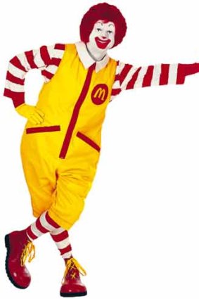 Going, going ... Ronald McDonald is off the McMenu.