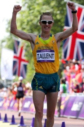 Controversy: Jared Tallent wins silver in London. He believes he was beaten by drug cheats at both the 2008 and 2012 Olympics.