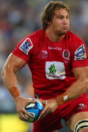 Reds and Wallabies strike weapon Scott Higginbotham ... snapped up by Melbourne Rebels.