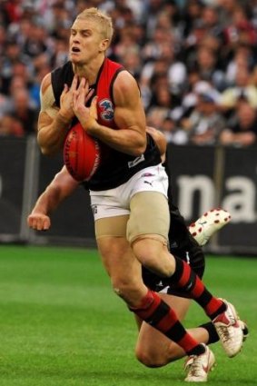 Injury-prone former Bomber Courtney Johns.