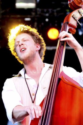 Mumford and Sons' bassist Ted Dwane.