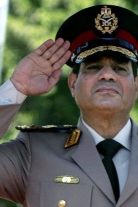 Egyptian Defence Minister Field Marshal  Abdel-Fattah al-Sisi. 