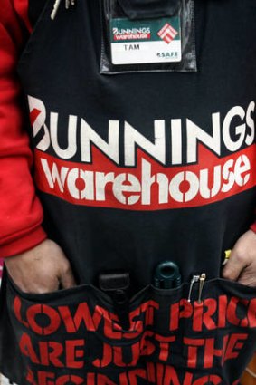 Bunnings is raising the roof on bigger stores.