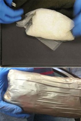 Police seized 1.3 kilograms of methylamphetamine.