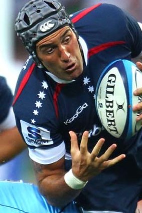 MacDonald playing for the Rebels in 2011.