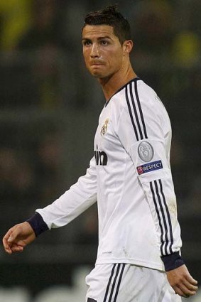 Misfired ... Cristiano Ronaldo and Real Madrid were dealt a reality check against Borussia Dortmund.