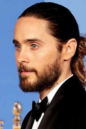 Actor and musician Jared Leto keeps it neat.