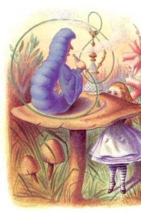 Illustration by Sir John Tenniel in Lewis Carroll's Alice's Adventures in Wonderland.