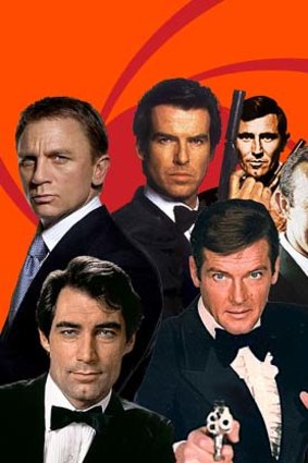 Who does it better? ... clockwise from top left: Daniel Craig, Pierce Brosnan, George Lazenby, Sean Connery, Roger Moore and Timothy Dalton.