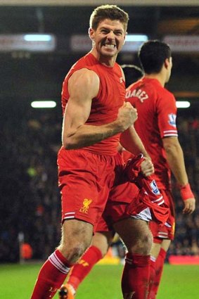 Liverpool midfielder Steven Gerrard.