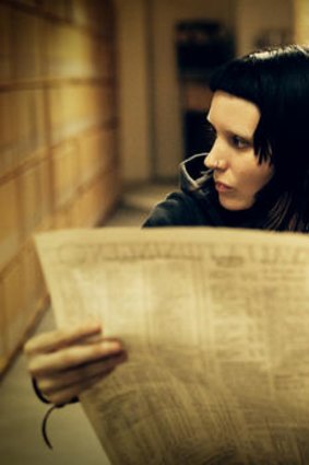 Rooney Mara in <i>The Girl with the Dragon Tattoo.</i>