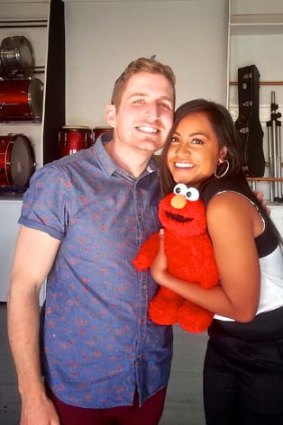 Brisbane composer Ack Kinmonth and singer Jessica Mauboy worked on a song aired on Sesame Street.